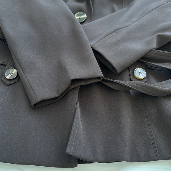 Papaya Belted Chocolate Brown Jacket Blazer Size UK 14 US Med - Picture 9 of 15